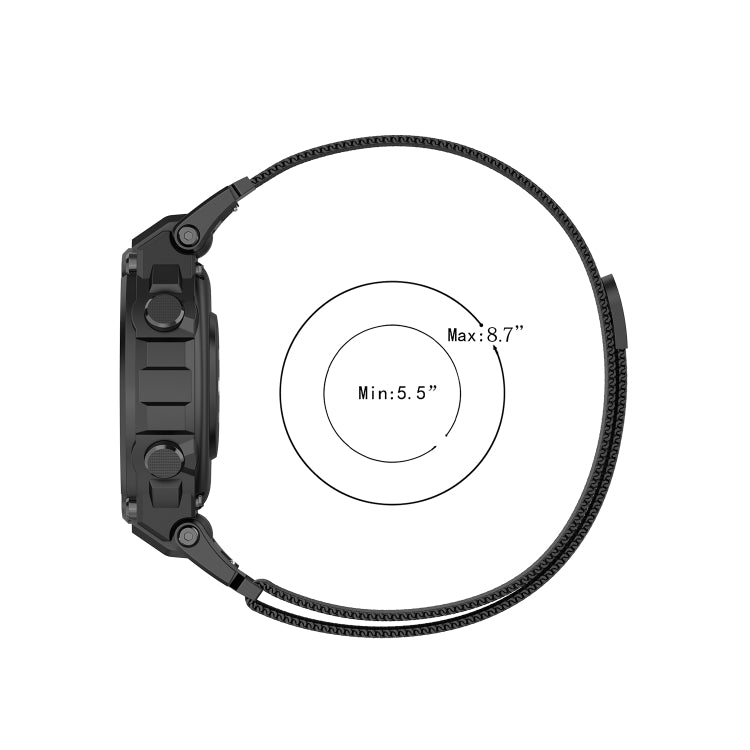 Bracelet de rechange Milan avec couteau utilitaire, For Huami Amazfit Ares A1908, For Huami Amazfit T-Rex A1918