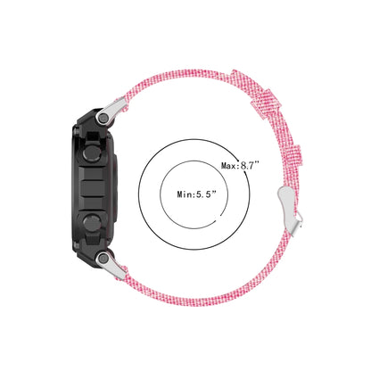 Sangle de remplacement en toile de nylon avec couteau utilitaire, For Huami Amazfit Ares A1908, For Huami Amazfit T-Rex  A1918
