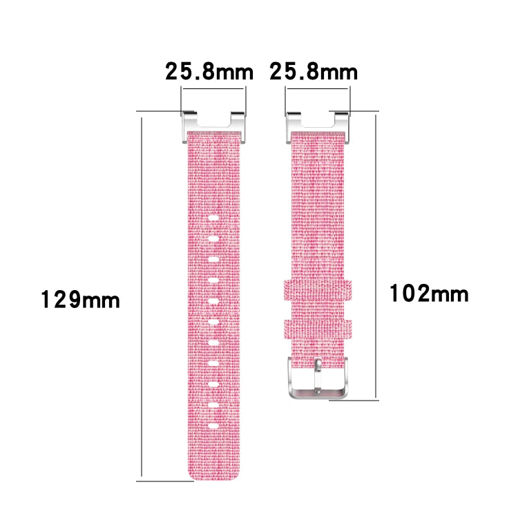 Sangle de remplacement en toile de nylon avec couteau utilitaire, For Huami Amazfit Ares A1908, For Huami Amazfit T-Rex  A1918