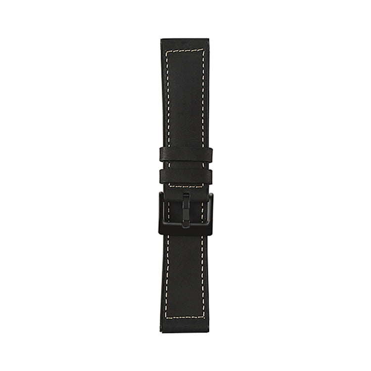 Bracelet de montre en TPU + cuir, For Samsung Galaxy Watch 3 41mm, For Samsung Galaxy Watch 3 45mm