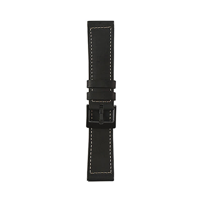 Bracelet de montre en TPU + cuir, For Samsung Galaxy Watch 3 41mm, For Samsung Galaxy Watch 3 45mm