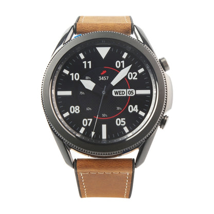Bracelet de montre en TPU + cuir, For Samsung Galaxy Watch 3 41mm, For Samsung Galaxy Watch 3 45mm