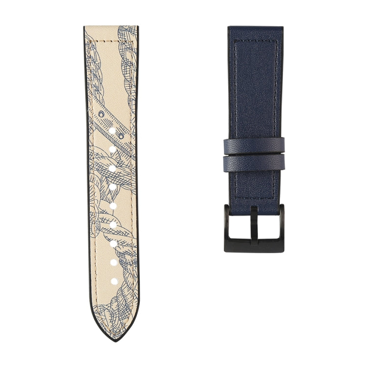 Bracelet de montre en TPU + cuir, For Samsung Galaxy Watch 3 41mm, For Samsung Galaxy Watch 3 45mm