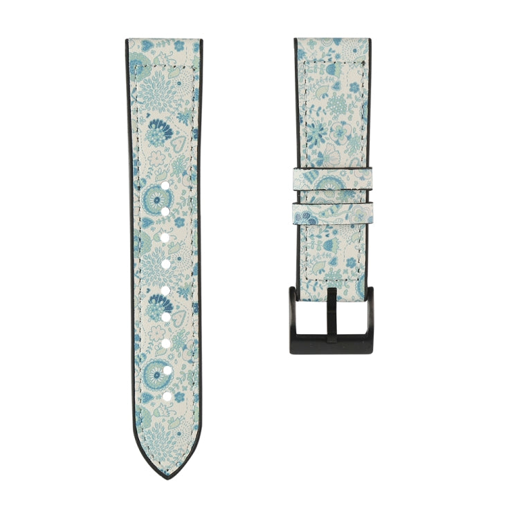 Bracelet de montre en TPU + cuir, For Samsung Galaxy Watch 3 41mm, For Samsung Galaxy Watch 3 45mm