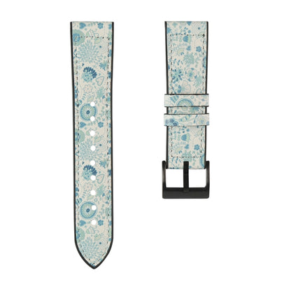 Bracelet de montre en TPU + cuir, For Samsung Galaxy Watch 3 41mm, For Samsung Galaxy Watch 3 45mm