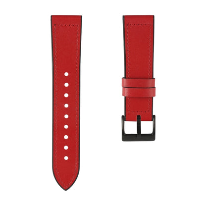 Bracelet de montre en TPU + cuir, For Samsung Galaxy Watch 3 41mm, For Samsung Galaxy Watch 3 45mm