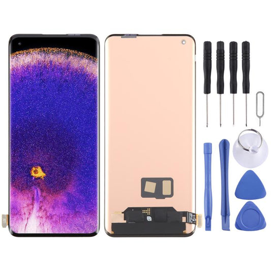 Écran LCD OLED avec numériseur complet et identification par empreinte digitale, For OPPO Find X5 Pro CPH2305, For OPPO Find X3 Pro