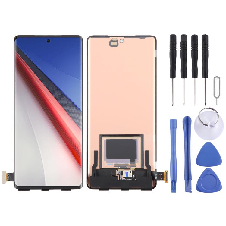 Écran LCD OLED avec numériseur complet et identification par empreinte digitale, For vivo Y300+ 5G V2422, For vivo V30e V2339, For vivo X100 Pro, For vivo X100, For vivo T2 Pro 5G, For vivo iQOO Z7 Pro 5G, For vivo V29e, For vivo S17e                  ...