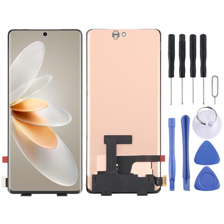 Écran LCD OLED avec numériseur complet et identification par empreinte digitale, For vivo Y300+ 5G V2422, For vivo V30e V2339, For vivo X100 Pro, For vivo X100, For vivo T2 Pro 5G, For vivo iQOO Z7 Pro 5G, For vivo V29e, For vivo S17e                  ...