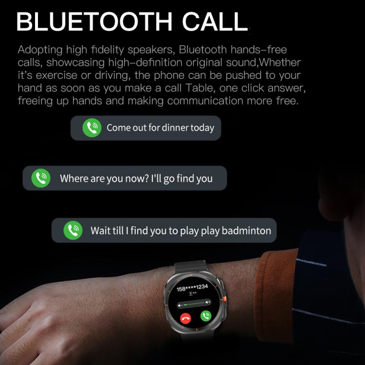 Montre connectée Bluetooth X7 avec écran IPS de 1,51 pouce et surveillance de la santé