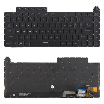 Clavier rétroéclairé couleur version américaine pour ordinateur portable Asus ROG Strix G16 G614 G614JU G634 G634JY 2023, G16 (Colorful)