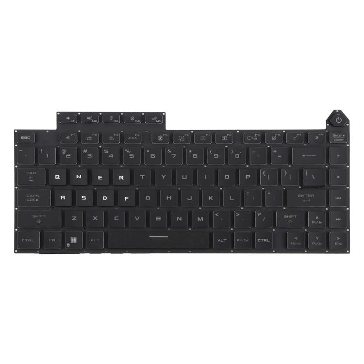 Clavier rétroéclairé couleur version américaine pour ordinateur portable Asus ROG Strix G16 G614 G614JU G634 G634JY 2023, G16 (Colorful)