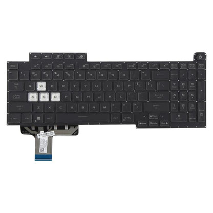 US Version 16 Pin Colorful Backlit Laptop Keyboard for Asus ROG Stirx G17 G713 G713Q G713QE G713QY G713QR G713RX G713RS G713RC G713IR G713IH