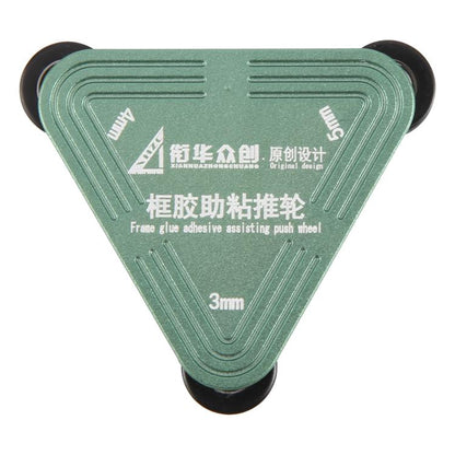 XHZC Middle Frame Waterproof Adhesive Assisting Push with 3 / 4 / 5mm Auxiliary Wheel
