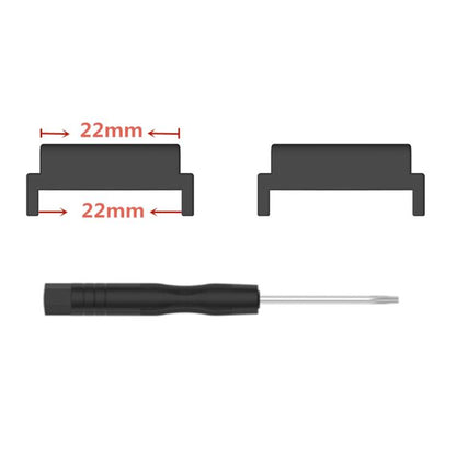 1 Pair 22mm Metal Watch Band Connector