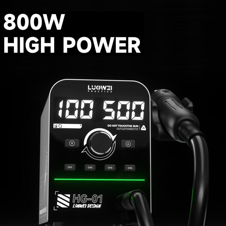 Luowei HG-01 800W Intelligent Digital Hot Air Gun BGA Desoldering Rework Station