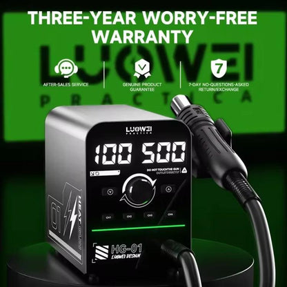 Luowei HG-01 800W Intelligent Digital Hot Air Gun BGA Desoldering Rework Station