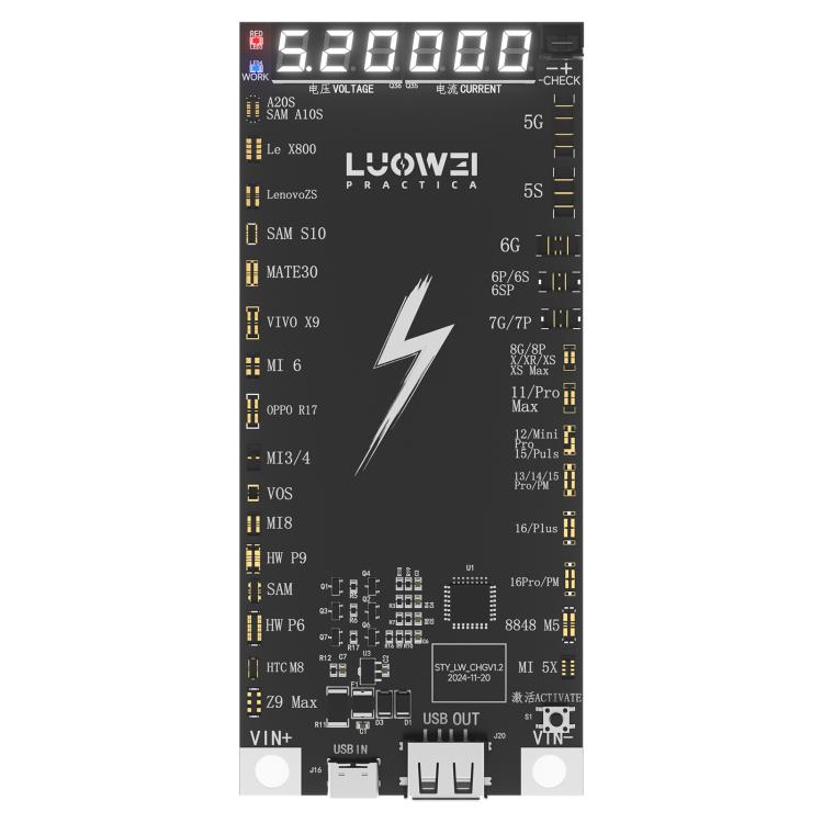 LUOWEI LW-B03 Battery Fast Charging Activation Board for iPhone/Android