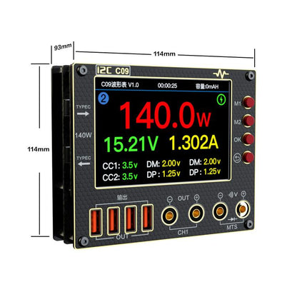 i2C C09 Charge Detection / Voltage Measurement Digital Waveform Ammeter