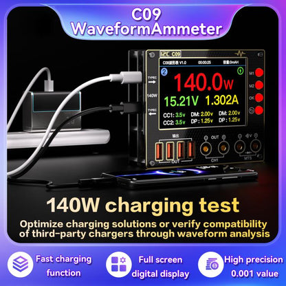 i2C C09 Charge Detection / Voltage Measurement Digital Waveform Ammeter