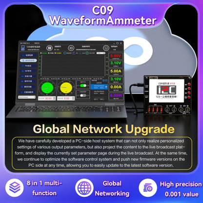 i2C C09 Charge Detection / Voltage Measurement Digital Waveform Ammeter