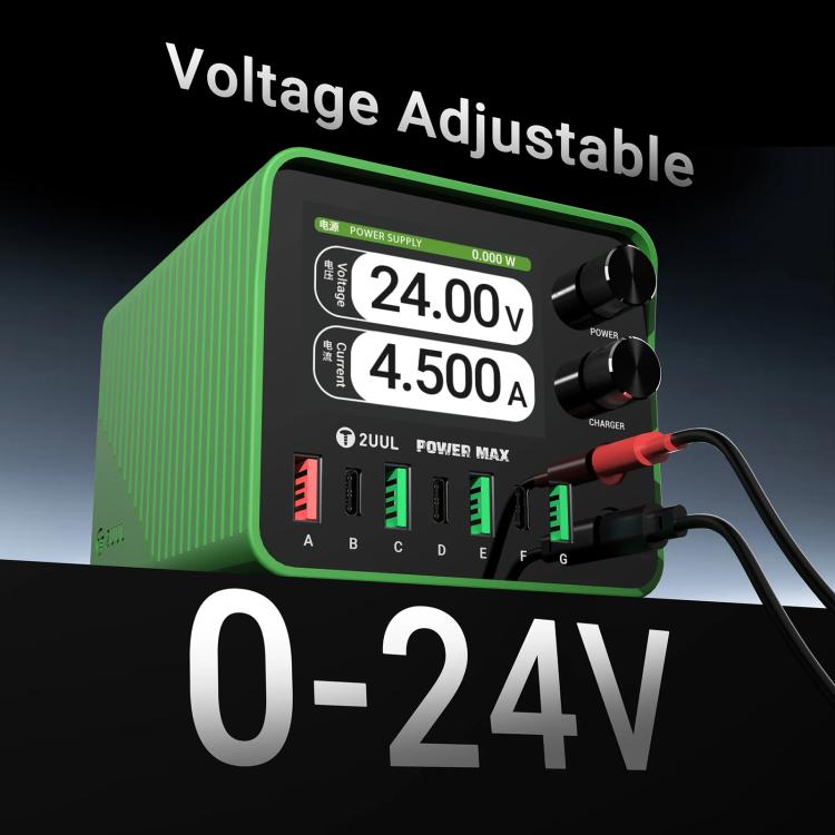 2UUL PC01 POWER MAX 200W Multi-Port Charger Adjustable Voltage Power Supply