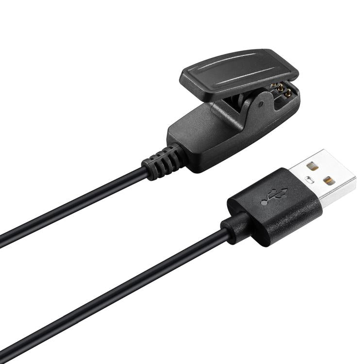 xDfind Chargeur à clip pour montre connectée avec port USB-A et transmission de données, longueur : 1 m, For Garmin Forerunner 645 / 35 / S20 / Lily 2
