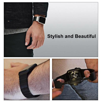 Bracelet de montre en acier inoxydable xDfind à une perle, For Apple Watch 46mm / 49mm / 45mm / 44mm, For Apple Watch 42mm / 41mm / 40mm / 38mm