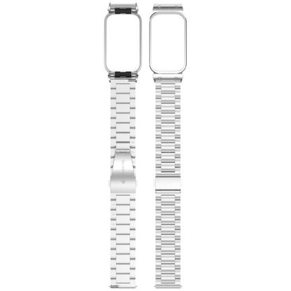 xDfind Cadre de montre avec bracelet magnétique Milan intégré, For Redmi Band 3 / Xiaomi Smart Band 9 Active, For Redmi Band 2 / Xiaomi Smart Band 8 Active