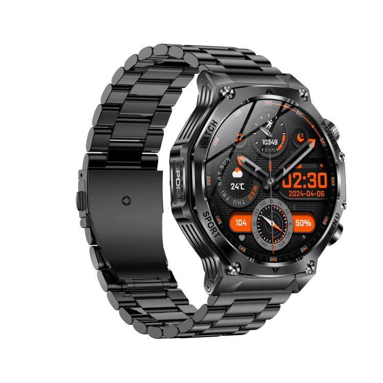 Montre connectée AK82 BT Call, compatible avec le suivi de l'oxygénation sanguine, de la pression artérielle, de la fréquence cardiaque et de la santé sportive.