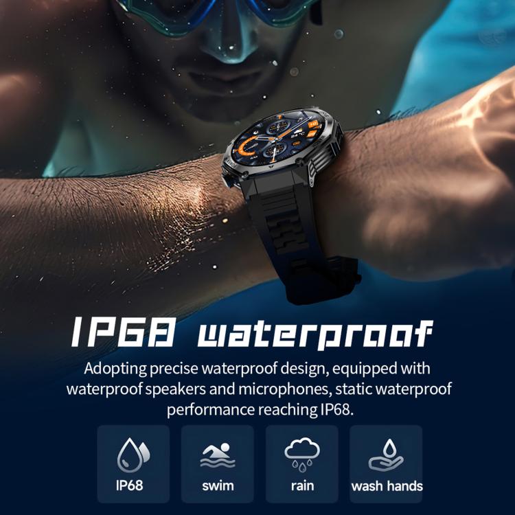 Montre connectée AK82 BT Call, compatible avec le suivi de l'oxygénation sanguine, de la pression artérielle, de la fréquence cardiaque et de la santé sportive.