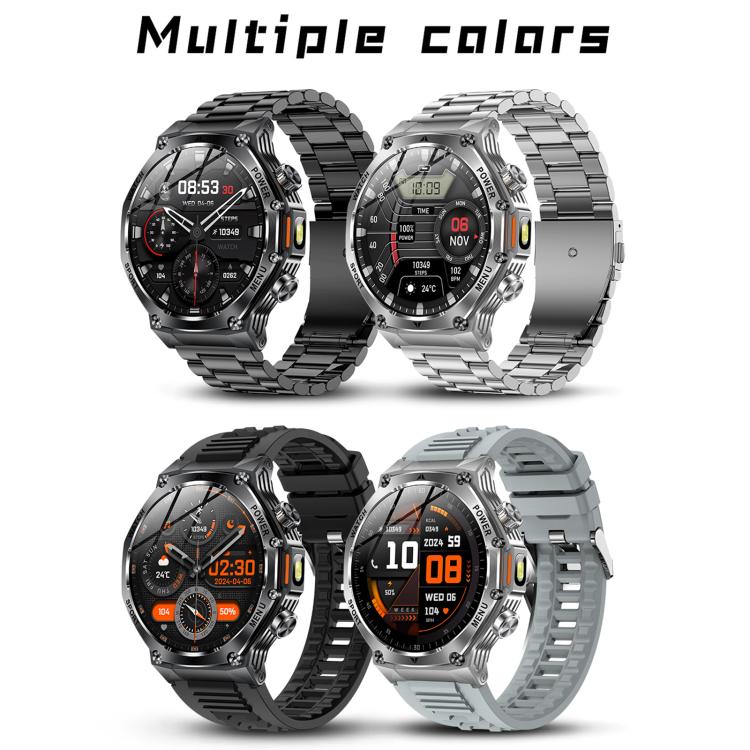 Montre connectée AK82 BT Call, compatible avec le suivi de l'oxygénation sanguine, de la pression artérielle, de la fréquence cardiaque et de la santé sportive.