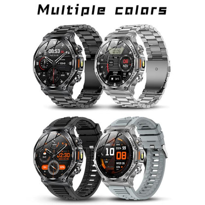 Montre connectée AK82 BT Call, compatible avec le suivi de l'oxygénation sanguine, de la pression artérielle, de la fréquence cardiaque et de la santé sportive.