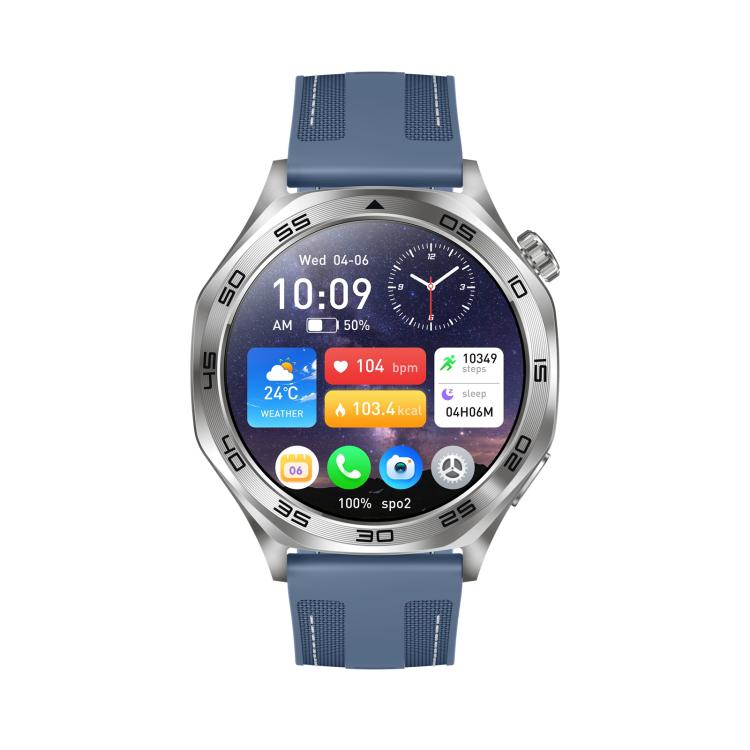 Montre connectée AK83 BT Call, avec suivi de la pression artérielle, de la fréquence cardiaque et de la santé sportive.