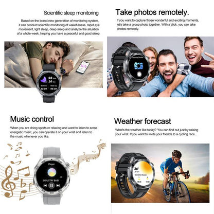 Montre connectée AK83 BT Call, avec suivi de la pression artérielle, de la fréquence cardiaque et de la santé sportive.