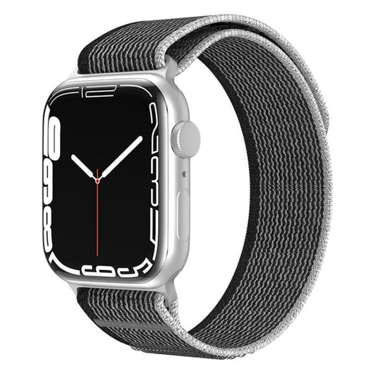 Bracelet de montre en nylon à double boucle xDfind, For Apple Watch 46mm / 49mm / 45mm / 44mm, For Apple Watch 42mm / 41mm / 40mm / 38mm