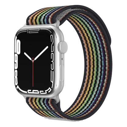 Bracelet de montre en nylon à double boucle xDfind, For Apple Watch 46mm / 49mm / 45mm / 44mm, For Apple Watch 42mm / 41mm / 40mm / 38mm