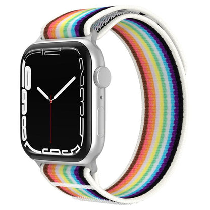 Bracelet de montre en nylon à double boucle xDfind, For Apple Watch 46mm / 49mm / 45mm / 44mm, For Apple Watch 42mm / 41mm / 40mm / 38mm