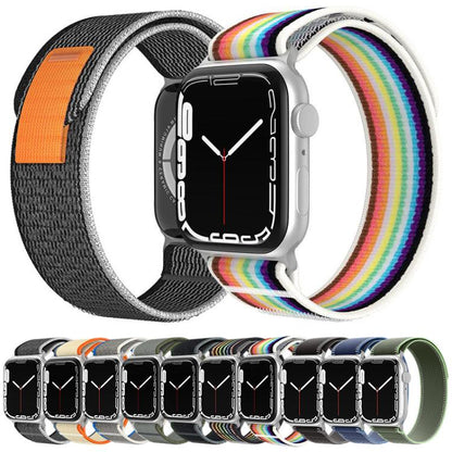 Bracelet de montre en nylon à double boucle xDfind, For Apple Watch 46mm / 49mm / 45mm / 44mm, For Apple Watch 42mm / 41mm / 40mm / 38mm
