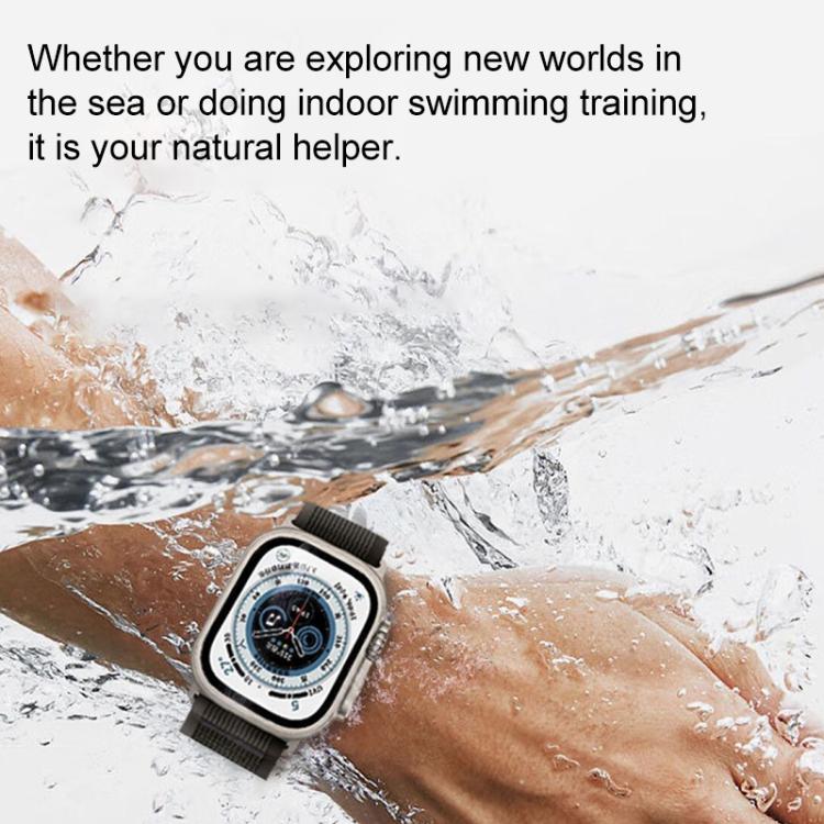 Bracelet de montre en nylon à double boucle xDfind, For Apple Watch 46mm / 49mm / 45mm / 44mm, For Apple Watch 42mm / 41mm / 40mm / 38mm