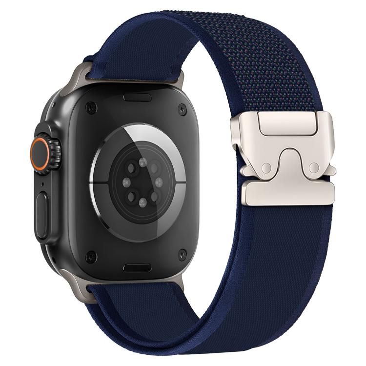 Bracelet de montre en nylon avec boucle en titane et bouton-pression xDfind, For Apple Watch 46mm / 49mm / 45mm / 44mm, For Apple Watch 42mm / 41mm / 40mm / 38mm