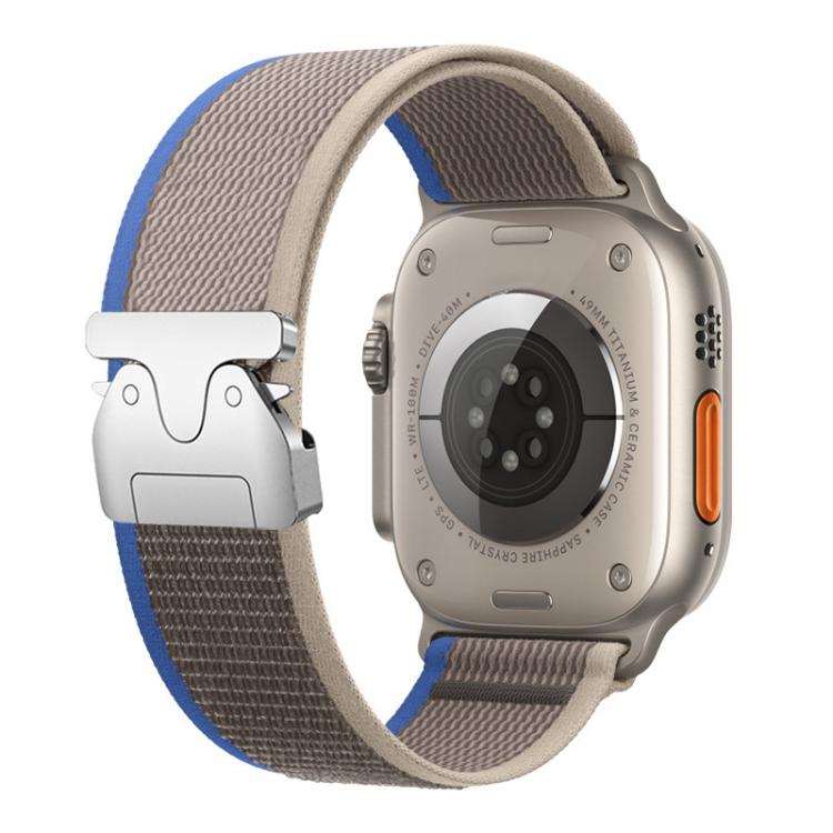 Bracelet de montre en nylon avec boucle en titane et bouton-pression xDfind, For Apple Watch 46mm / 49mm / 45mm / 44mm, For Apple Watch 42mm / 41mm / 40mm / 38mm