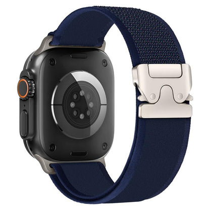 Bracelet de montre en nylon avec boucle en titane et bouton-pression xDfind, For Apple Watch 46mm / 49mm / 45mm / 44mm, For Apple Watch 42mm / 41mm / 40mm / 38mm