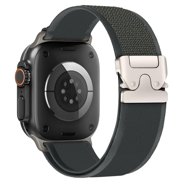 Bracelet de montre en nylon avec boucle en titane et bouton-pression xDfind, For Apple Watch 46mm / 49mm / 45mm / 44mm, For Apple Watch 42mm / 41mm / 40mm / 38mm