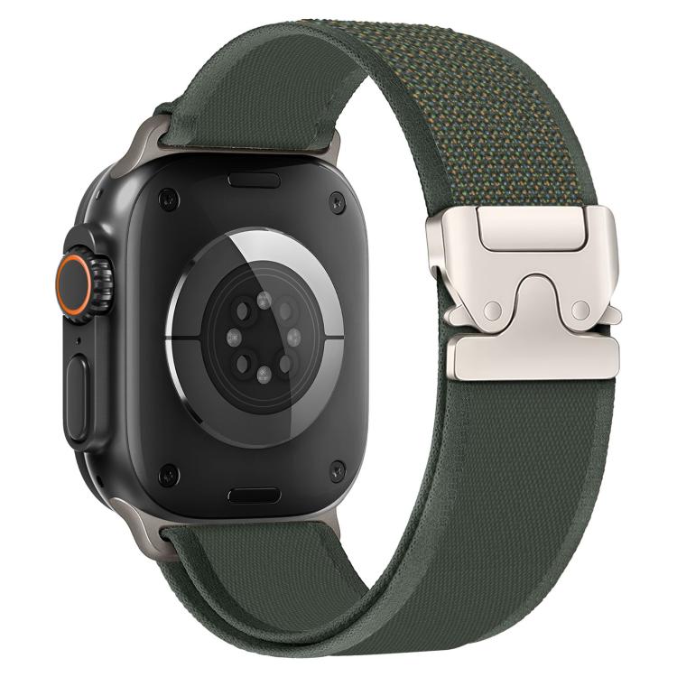 Bracelet de montre en nylon avec boucle en titane et bouton-pression xDfind, For Apple Watch 46mm / 49mm / 45mm / 44mm, For Apple Watch 42mm / 41mm / 40mm / 38mm