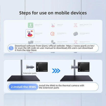 Module de transfert sans fil d'images thermiques infrarouges QianLi IRW6 compatible avec la série Super Cam, QianLi IRW6