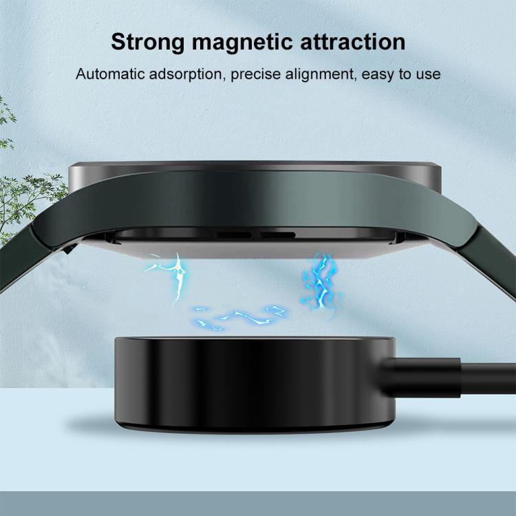 Câble de charge magnétique en alliage d'aluminium xDfind pour Samsung Galaxy Watch Ultra / 7 / 6 / 5 Pro / 4 / 3, USB-A, USB-C