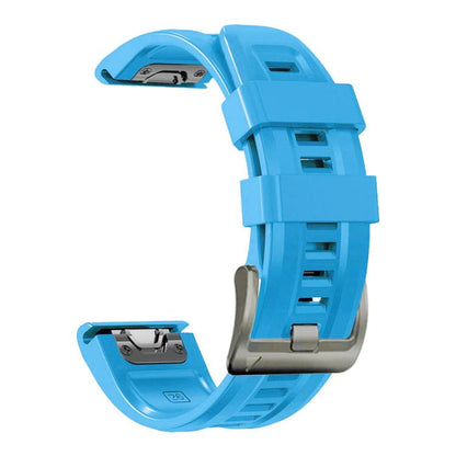 Bracelet de montre sport en silicone couleur unie xDfind, For Gamin 26mm, For Gamin 22mm