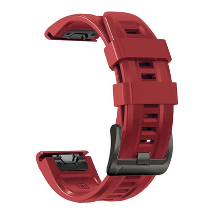 Bracelet de montre sport en silicone couleur unie xDfind, For Gamin 26mm, For Gamin 22mm