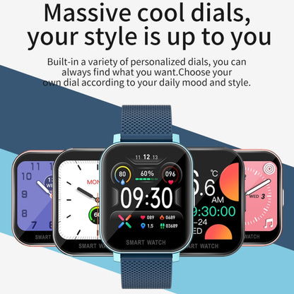 Écran TFT de 1,54 pouces IP67 Étanche Montre Intelligente de Bande de Silicone de Sport d'Affaires, Moniteur de Sommeil de Soutien / Moniteur de Fréquence Cardiaque / Surveillance de la Pression Artérielle, Silicone Strip